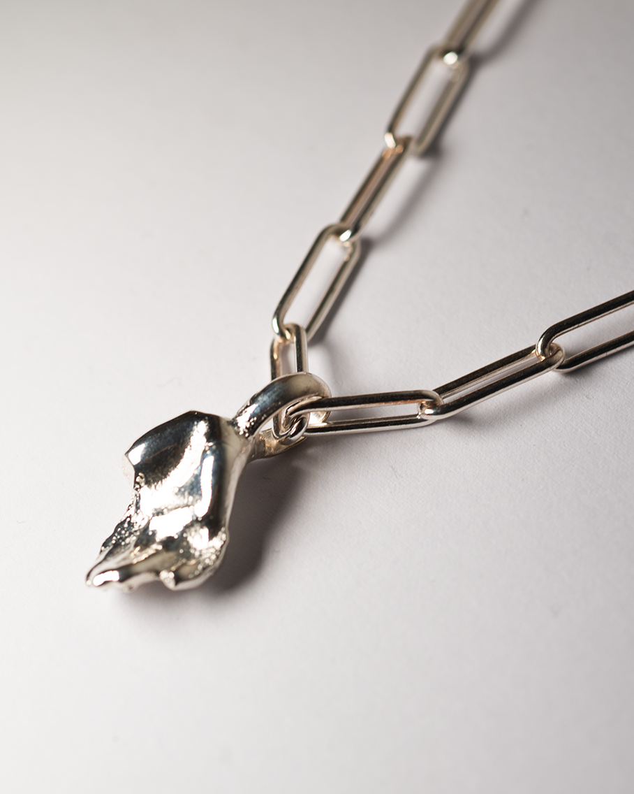Hand of Fate Necklace - Sterling Silver