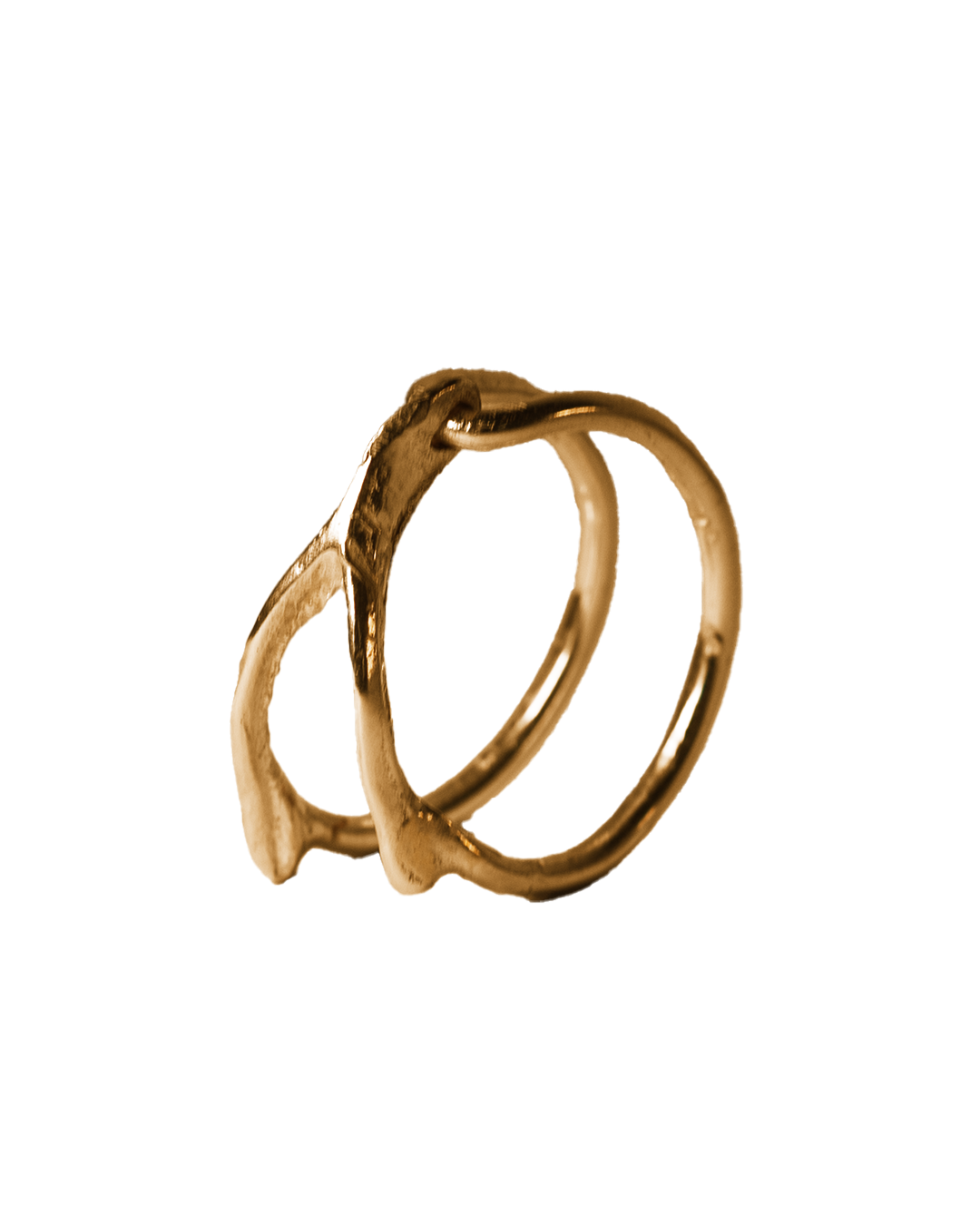 Little Wishbone Ring - Solid 9K Gold