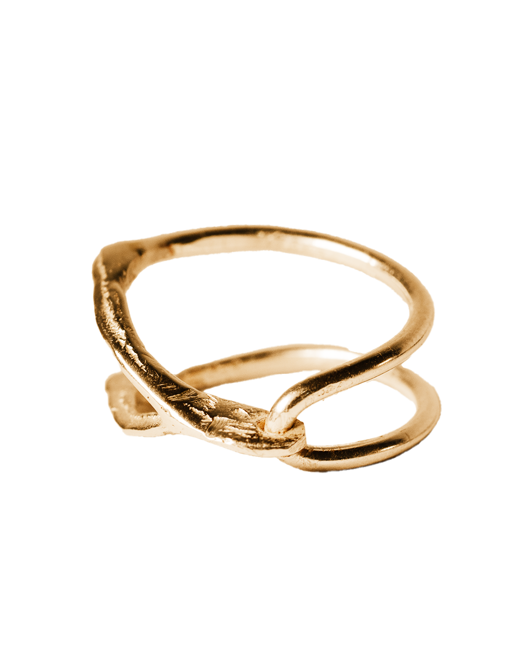 Little Wishbone Ring - Solid 9K Gold