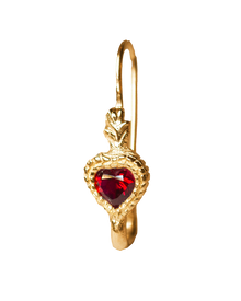 Mini Burn My Heart Earring - Solid 9K Gold