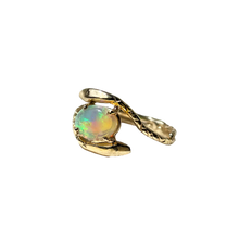 Double Snake Opal Ring