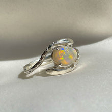 Double Snake Opal Ring