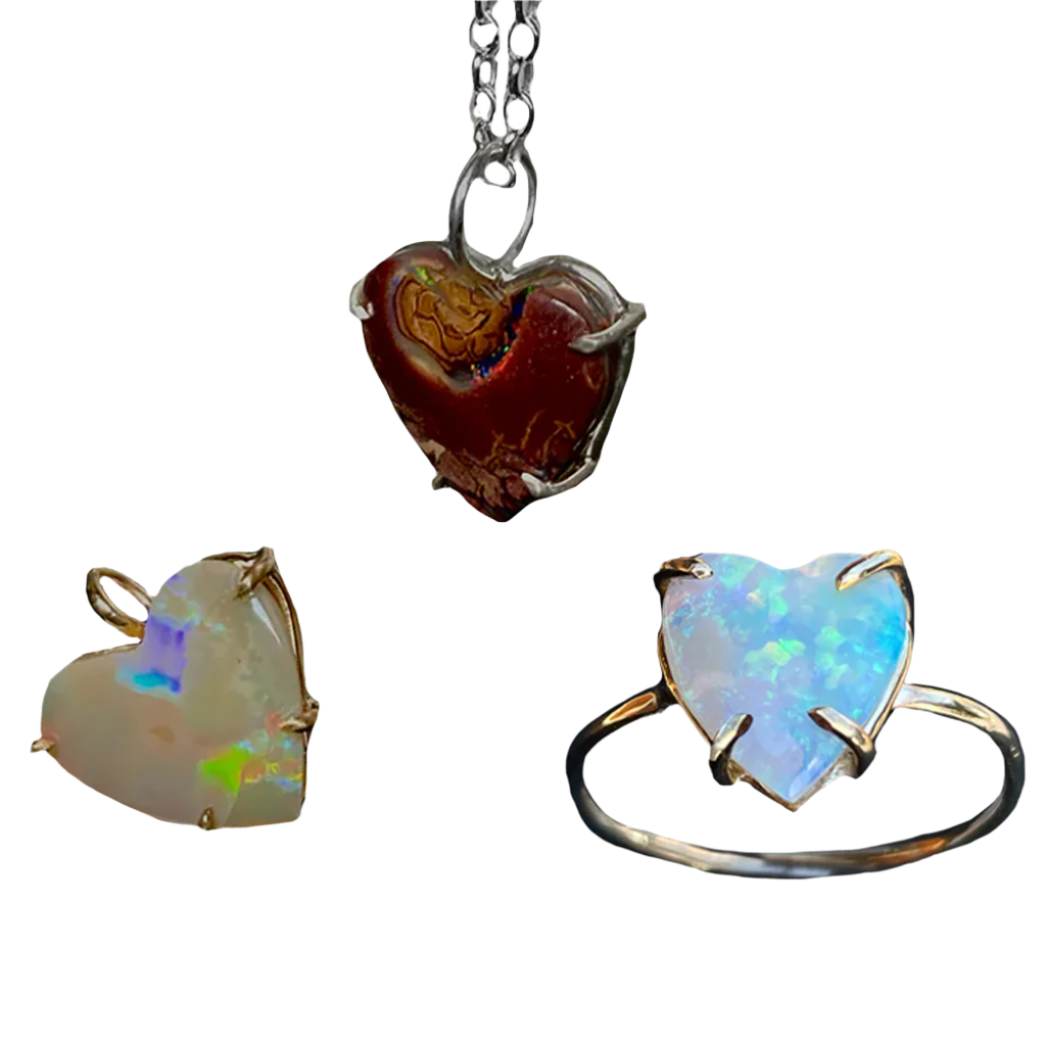 #009 Heart Opal