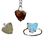 #009 Heart Opal