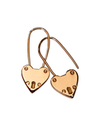 Large Heart Padlock - Solid 9K Gold