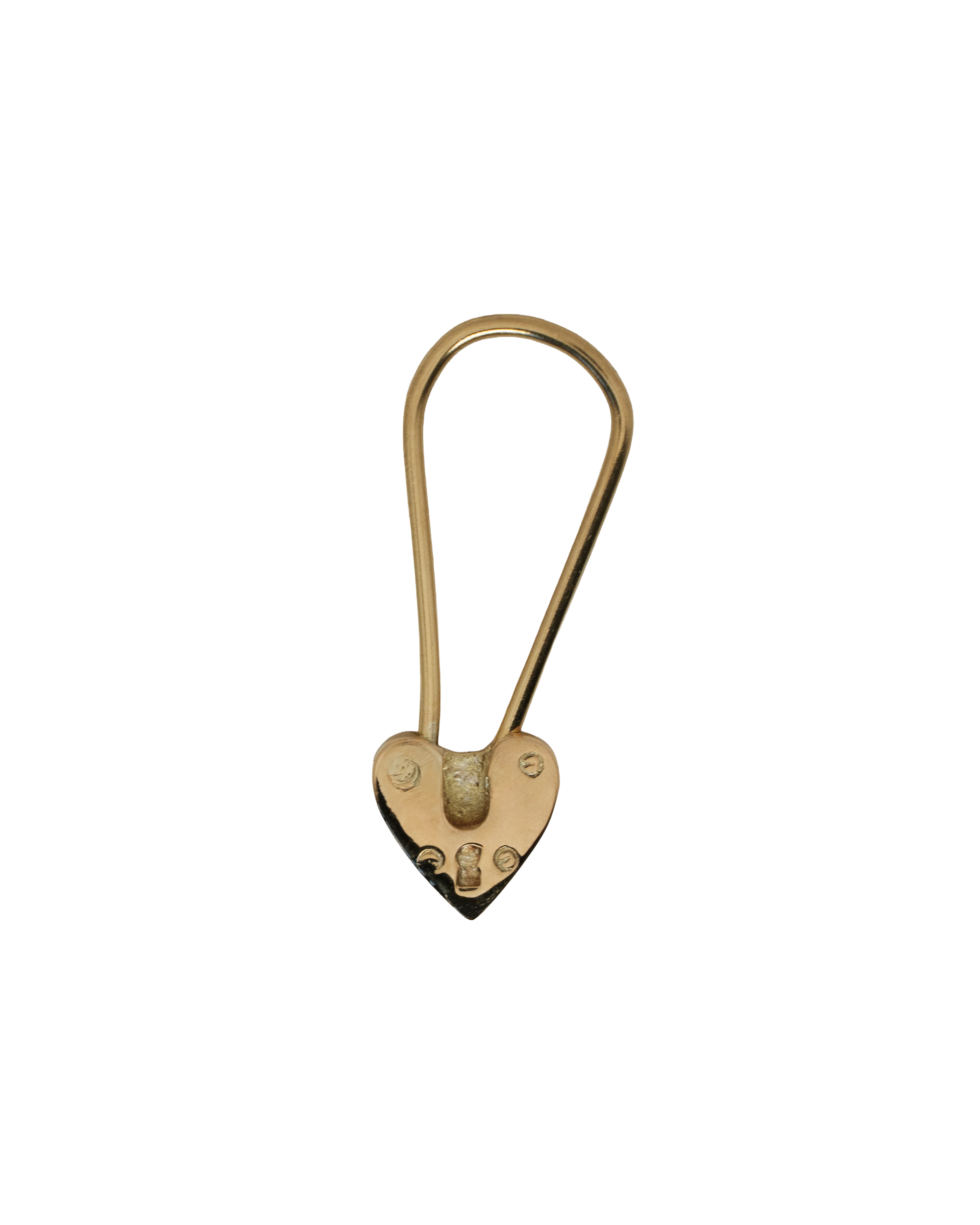 Little Heart Padlock Earring - Solid 9K Gold
