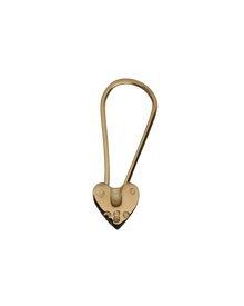 Little Heart Padlock Earring - Solid 9K Gold
