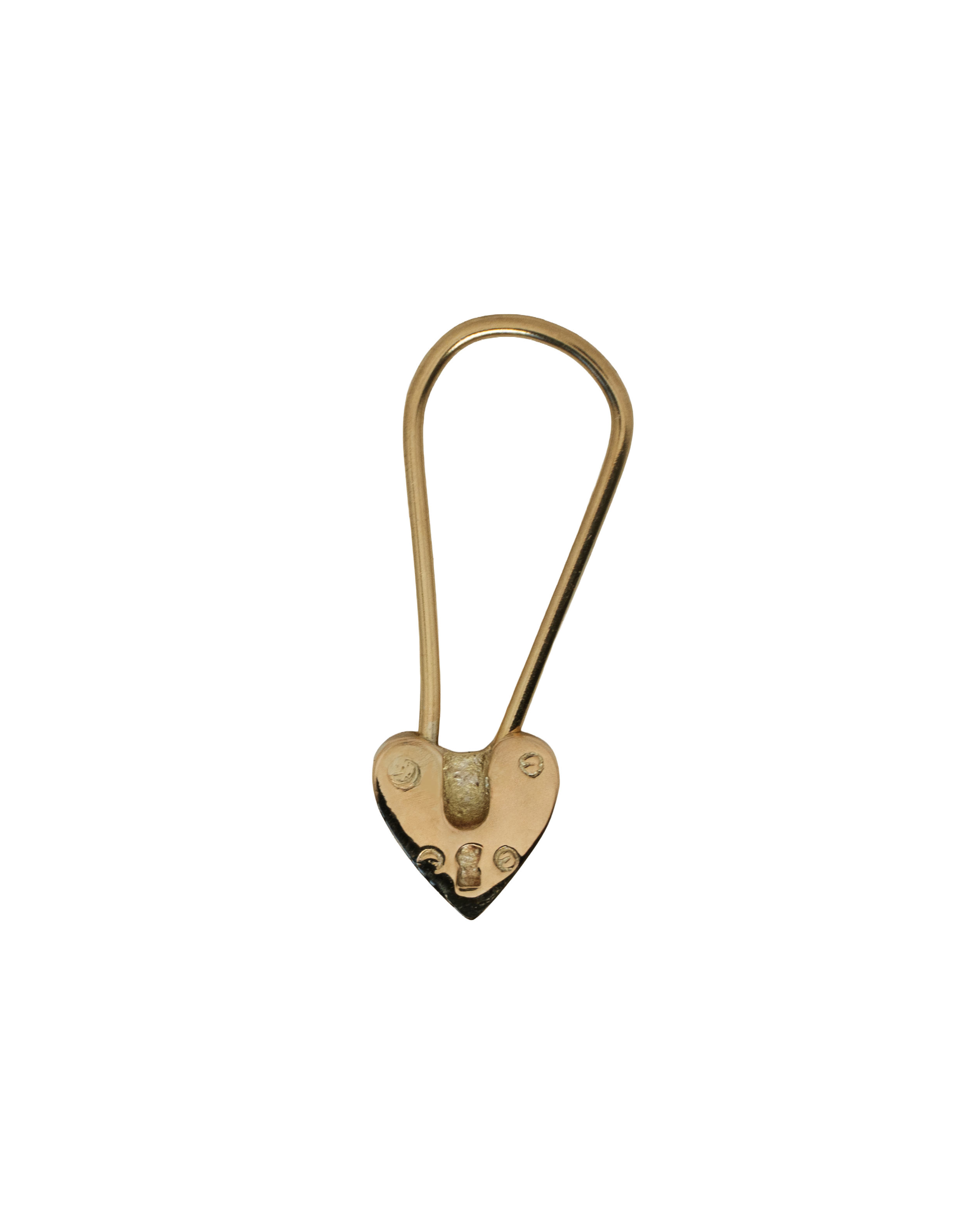 Little Heart Padlock Earring - Solid 9K Gold