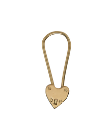 Little Heart Padlock Earring - Solid 9K Gold