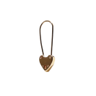 Little Heart Padlock Earring - Solid 9K Rose Gold
