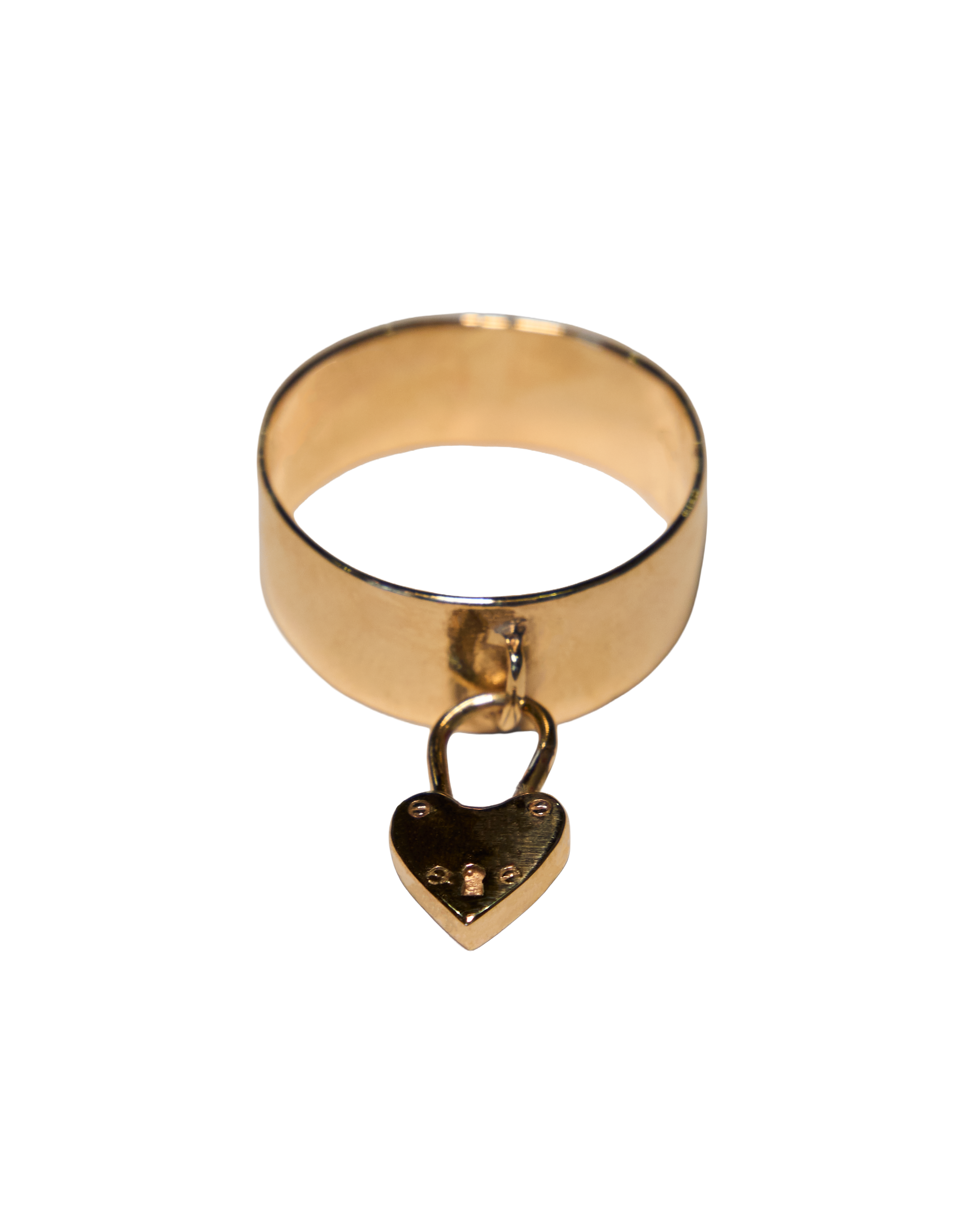 Lock My Heart Ring - Solid 9K Gold