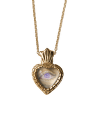 Lover's Eye Necklace - 9k Solid Gold