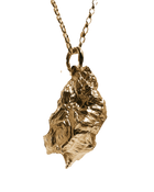 Oyster Freshwater Pearl Necklace - Solid 9K Gold