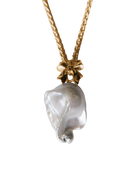 Gift of a Pearl Necklace - 9K Solid Yellow Gold