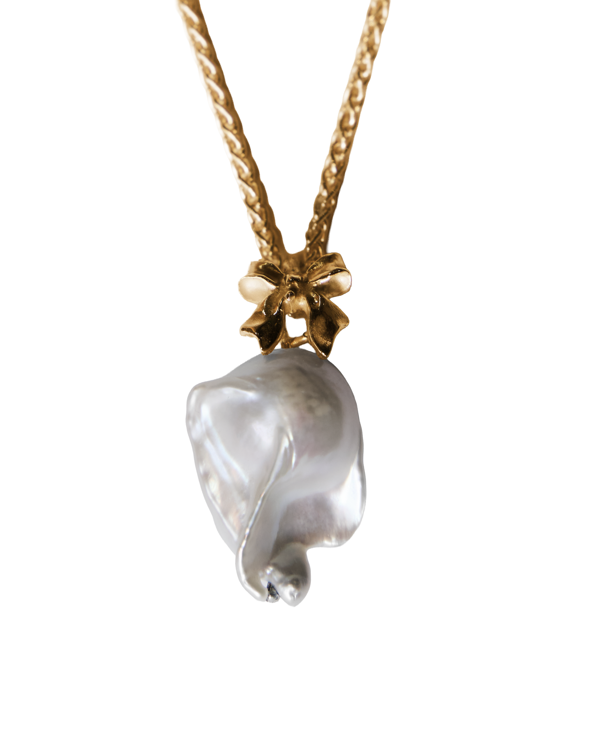 Gift of a Pearl Necklace - 9K Solid Yellow Gold