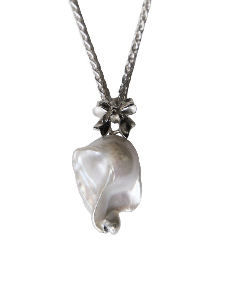 Gift of a Pearl Necklace - Sterling Silver