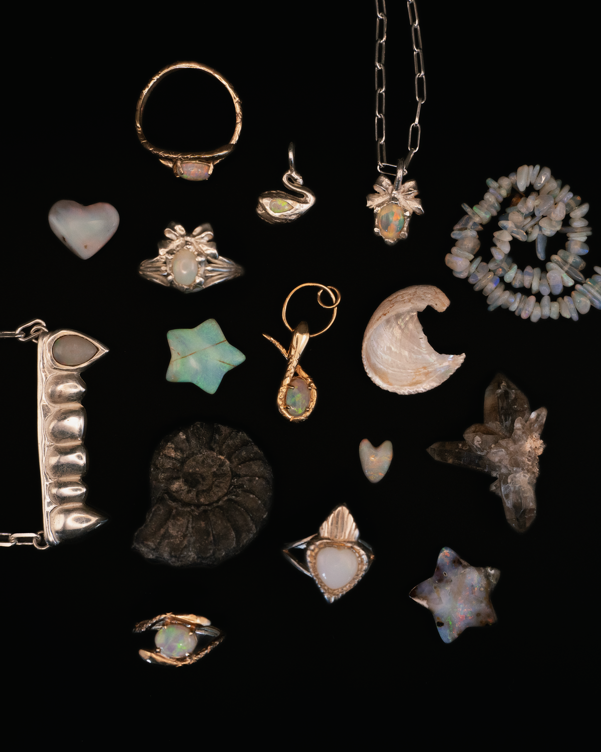 Prized Opal Necklace - Solid 9K Gold
