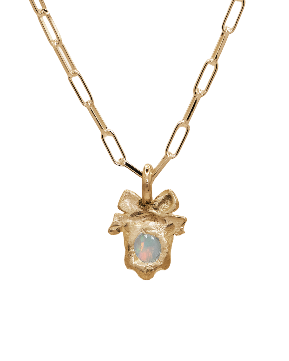 Prized Opal Necklace - Solid 9K Gold