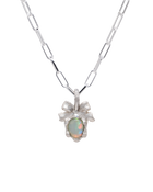 Prized Opal Necklace - Sterling Silver