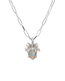 Prized Opal Necklace - Sterling Silver