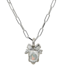 Prized Opal Necklace - Sterling Silver