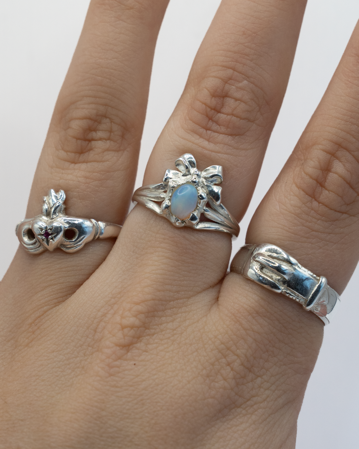 Prized Opal Ring - Sterling Silver