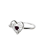 Ruby Rays Heart of Hearts Ring - Sterling Silver