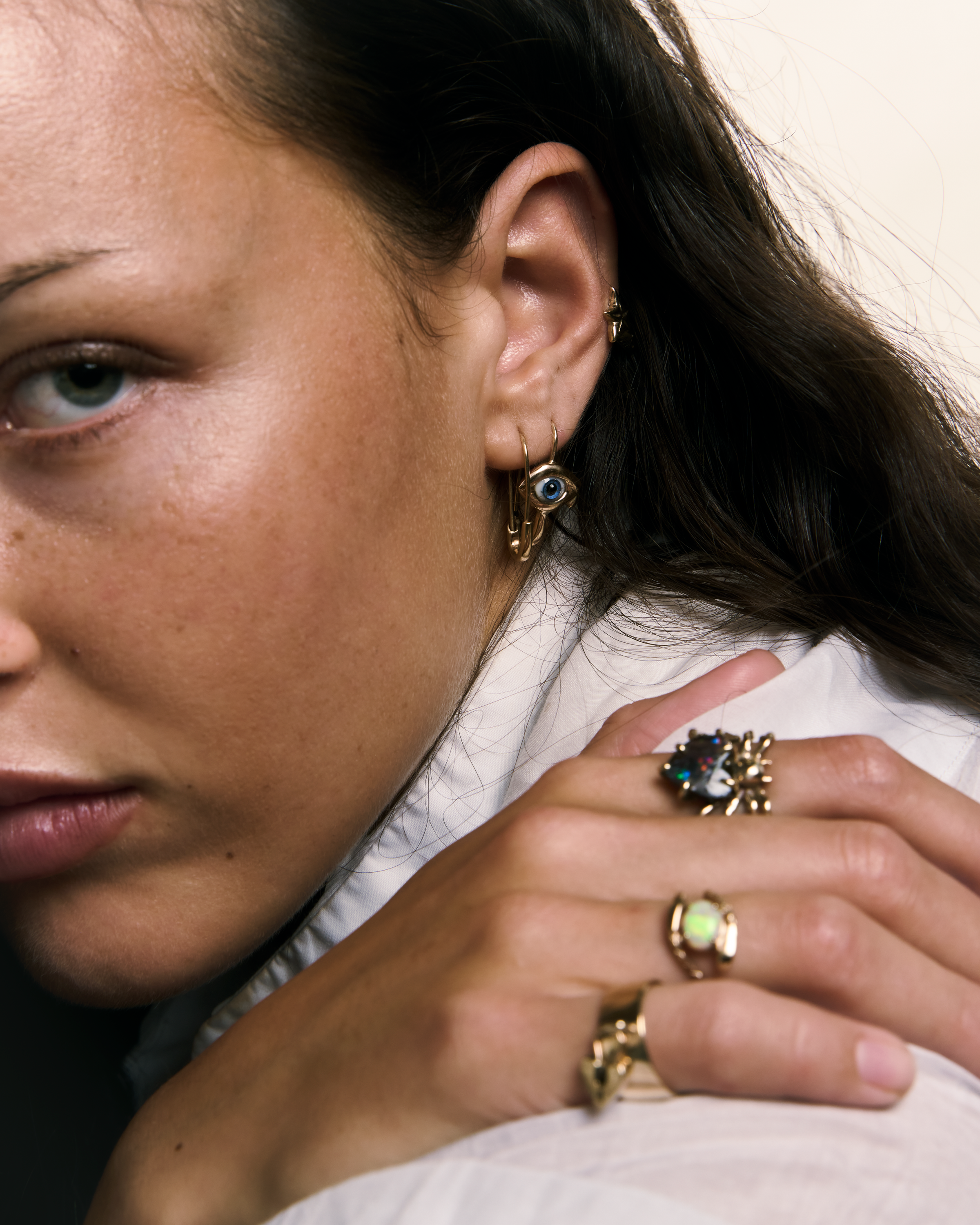Solid 9k Yellow Gold Earrings - Handmade In Sydney