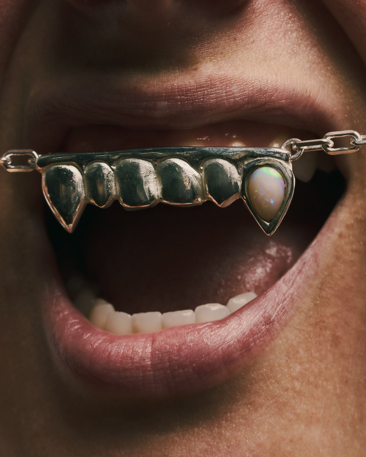 Bite Me! Necklace - Sterling Silver