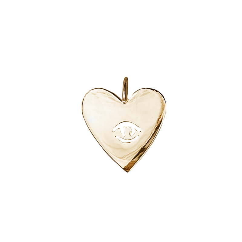 Eye Love Earring - Solid 9K Gold
