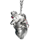 Anatomical Heart  - Sterling Silver