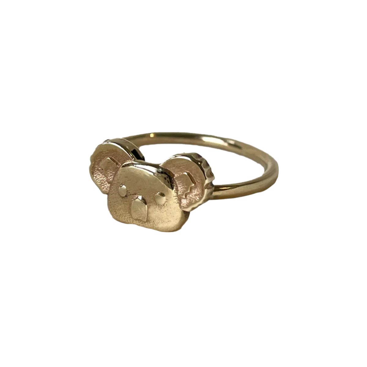 Little Koala Padlock Ring - Solid 9K Gold