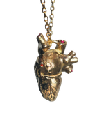 Anatomical Heart  - Solid 9K Gold