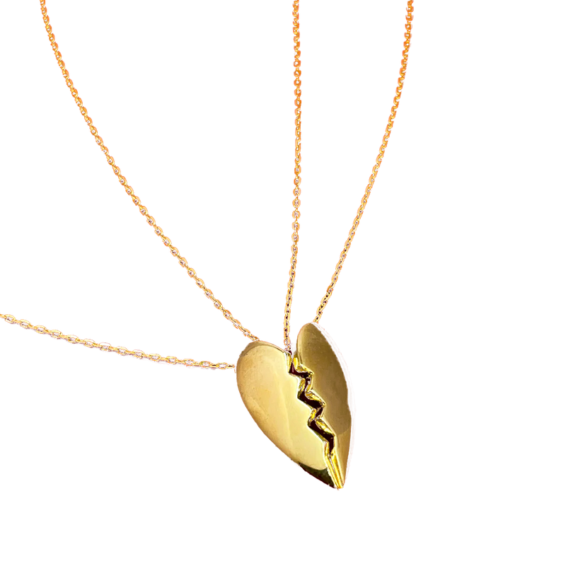 Break My Heart Matching Necklaces