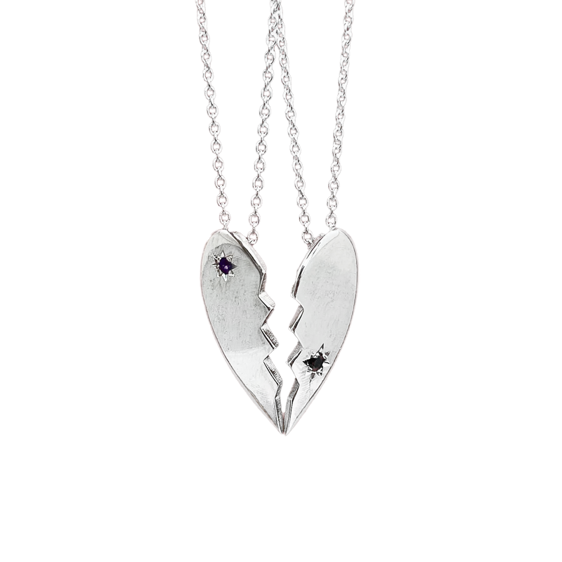 Break My Heart Matching Necklaces