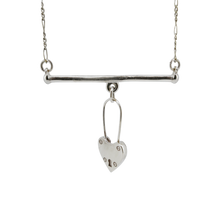 Charmed Bar Necklace - Sterling Silver