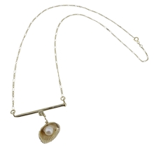 Charmed Bar Necklace - Solid 9K Gold