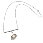 Charmed Bar Necklace - Sterling Silver