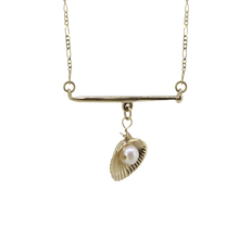 Charmed Bar Necklace - Solid 9K Gold