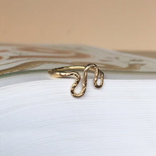 Slithering Snake Ring - Sterling Silver
