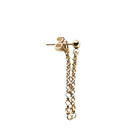 Ball and Chain Stud Earring - Solid 9k Gold