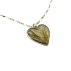 Lock of Hair Heart Pendent Necklace - Custom made
