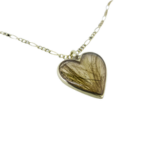 Lock of Hair Heart Pendent Necklace - Custom made
