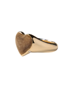 Bleeding Heart Hair Ring - Solid 9K Gold
