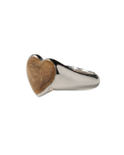 Bleeding Heart Hair Ring - Sterling Silver