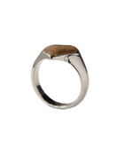 Bleeding Heart Hair Ring - Sterling Silver