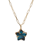 Starlight Opal Necklace - 9K Solid Gold