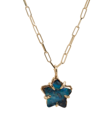 Starlight Opal Necklace - 9K Solid Gold
