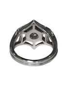 Orb Spiderweb Ring - Solid Sterling Silver