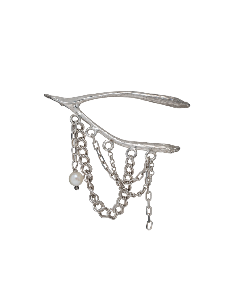Wishbone Broach - Sterling Silver